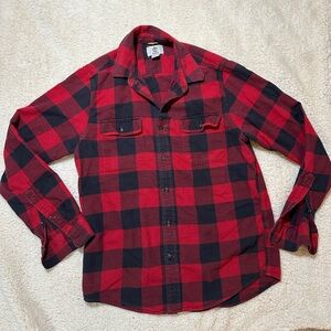 Timberland Red & Black Women’s S/P Regular Fit Lumberjack Flannel